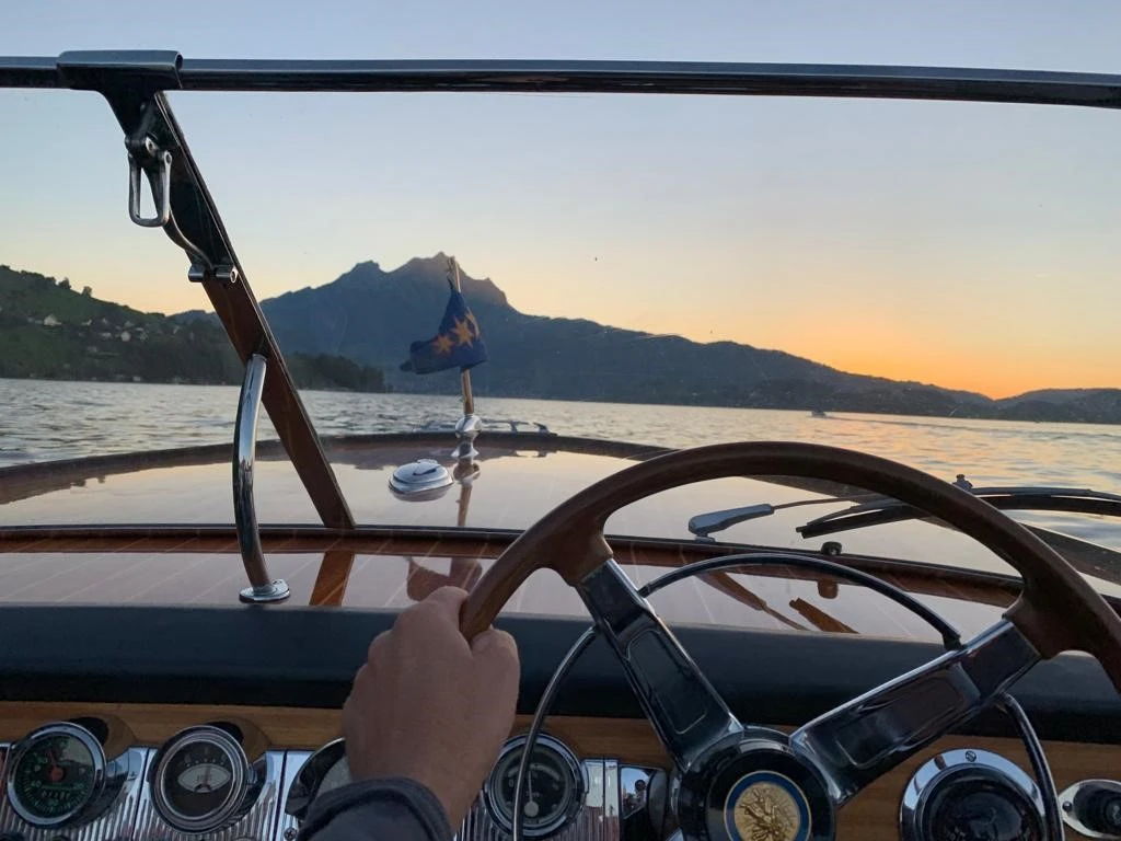 Pedrazzini · Lake Lucerne from the helm