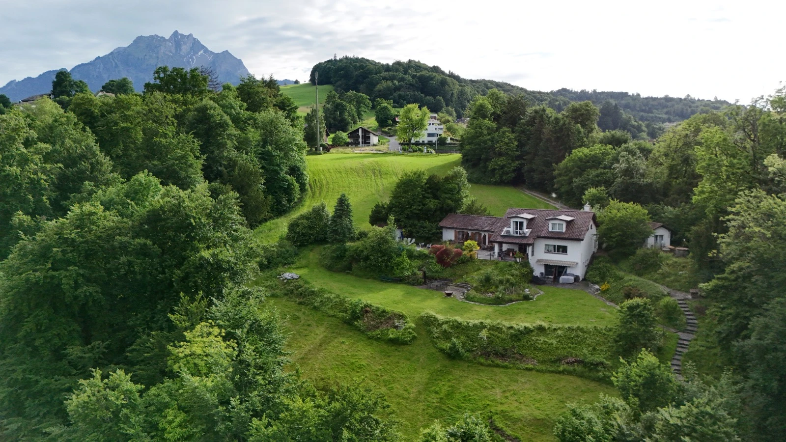 The villa and its grounds