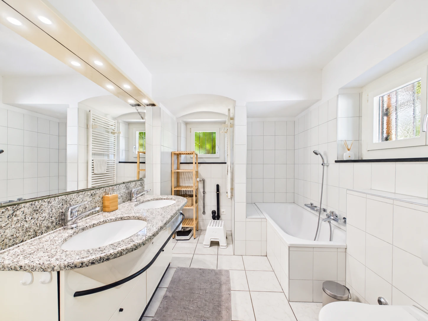 Bathroom with double basin
